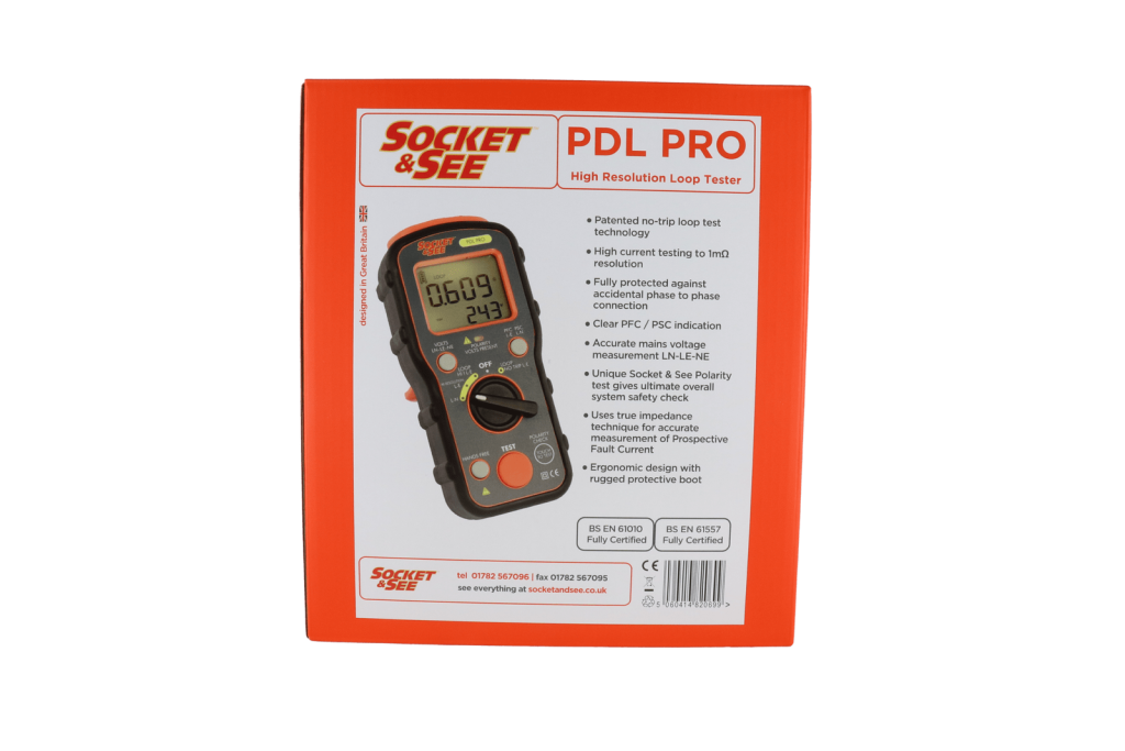 SOCKET & SEE PDL PRO HIGH RESOLUTION LOOP TESTER - Socket & See